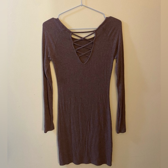 Bodycon long sleeve dress, size small, Garage - Picture 2 of 3